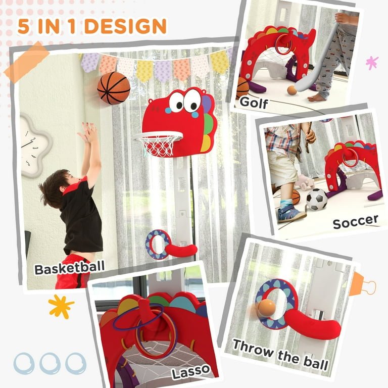 5 in 1 Basketball play set - Image 7