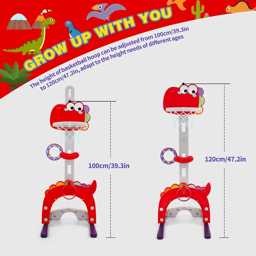 5 in 1 Basketball play set - Image 6